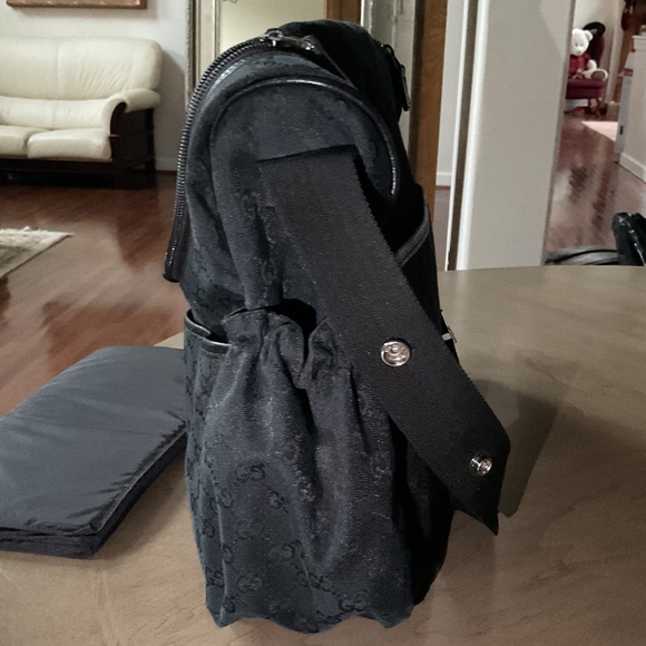 Gucci Black Diaper Bag with Changing Pad - Picture 3 of 10